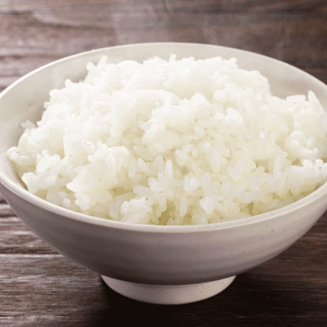 Steamed Rice.