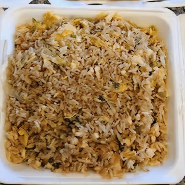 Salty Fish with Chicken Fried Rice.