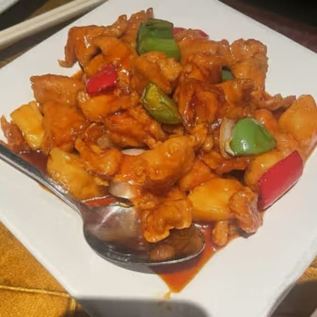 Sweet & Sour Chicken.
