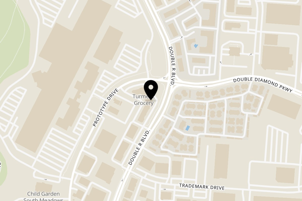 Map showing the location of Jazmine on 9333 Double R Blvd #1000 in Reno